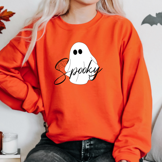 Spooky Ghost Crewneck | Halloween Sweatshirt