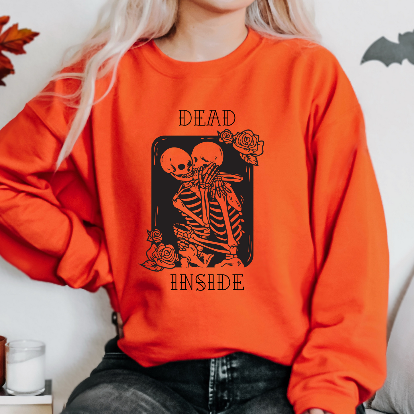 Dead Inside Halloween Crewneck Sweatshirt