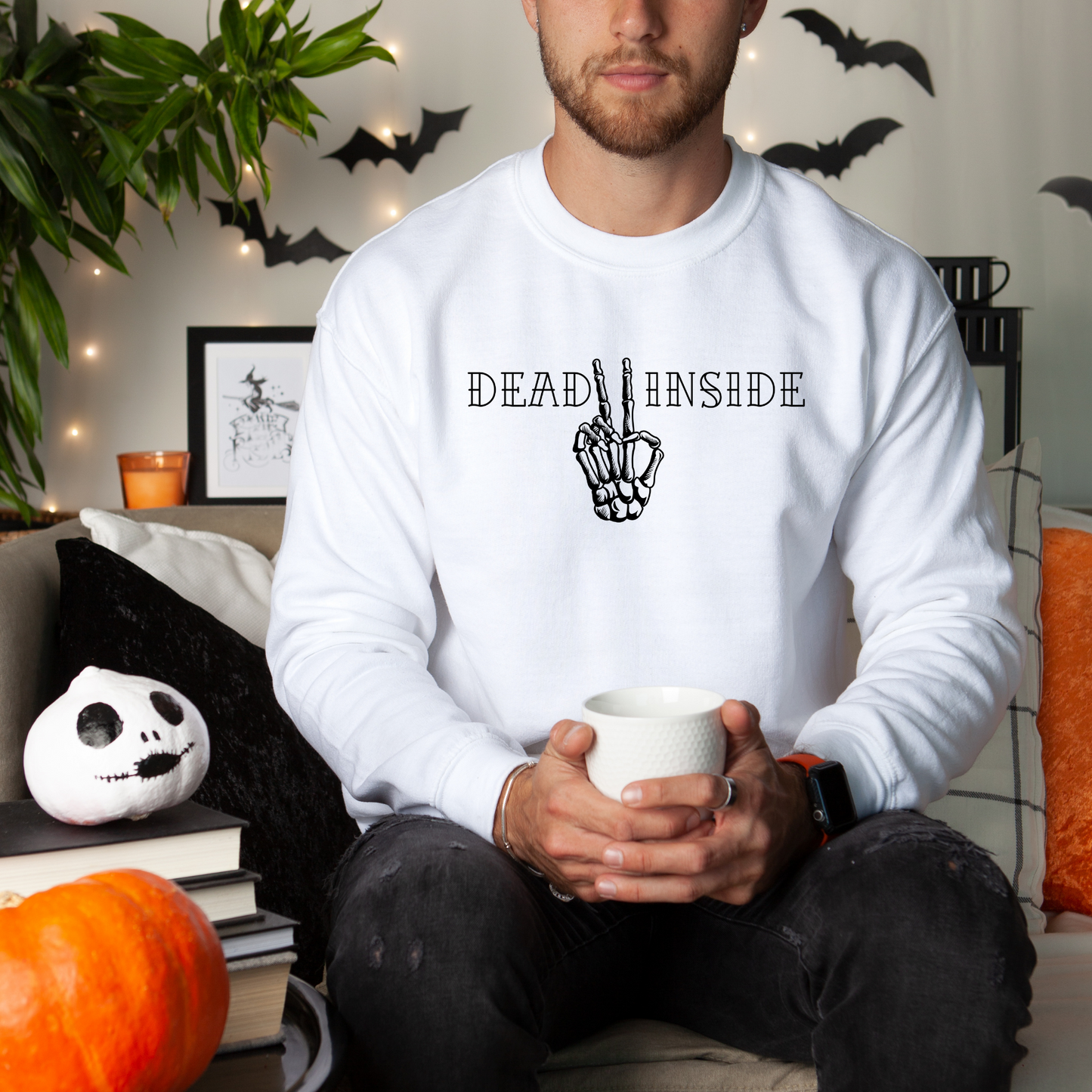 Dead Inside Halloween Crewneck | Halloween Apparel