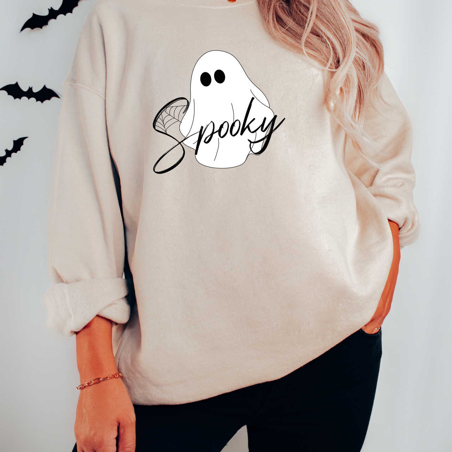 Spooky Ghost Crewneck | Halloween Sweatshirt